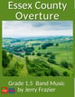 Essex County Overture Concert Band sheet music cover
